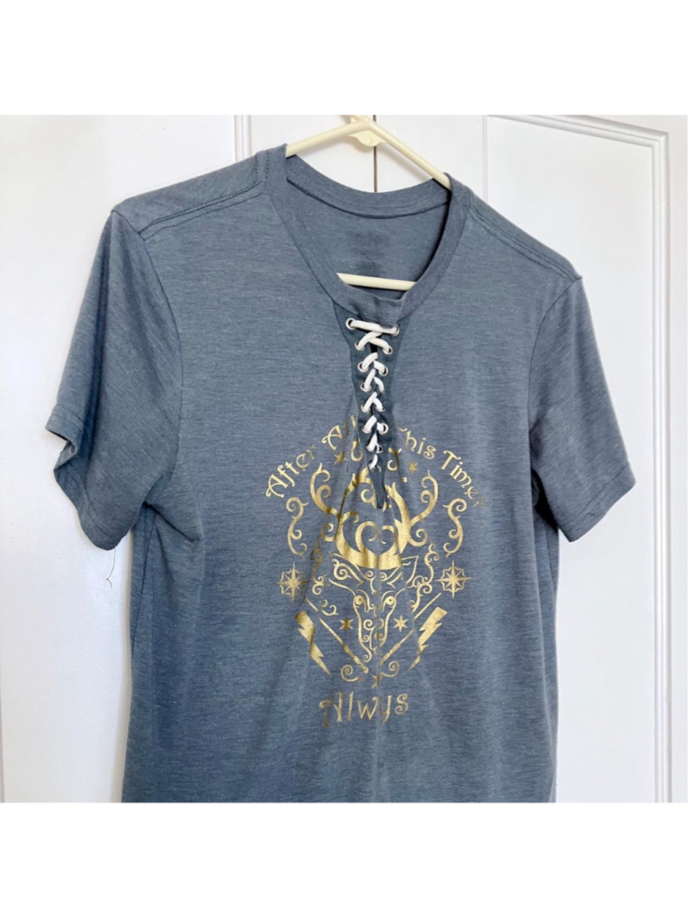 Harry Potter "Always" Lace Up Tee
